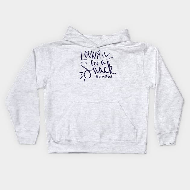 Lookin' for a Snack - #breastfed Kids Hoodie by Becki Sturgeon